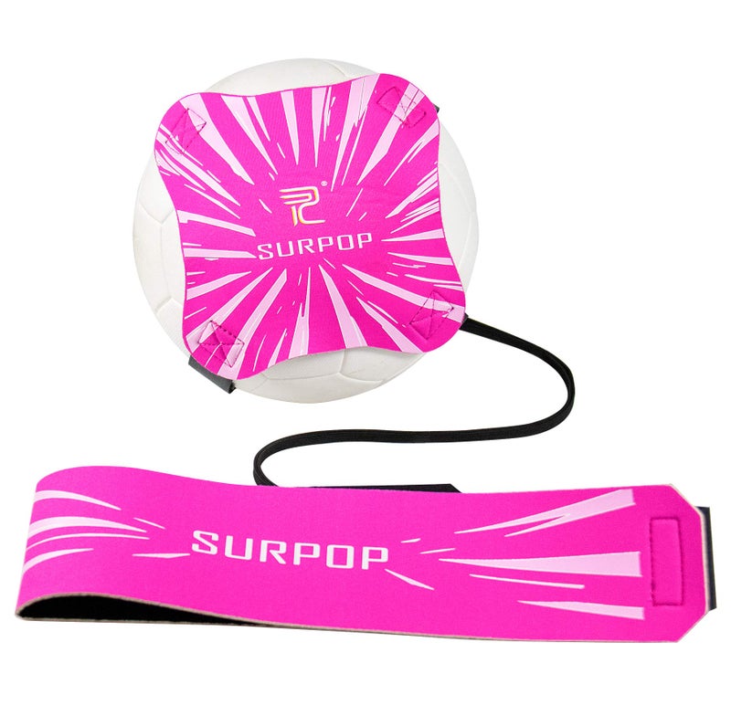 Surpop Soccer/Volleyball/Rugby Trainer, Football Kick Throw Solo Practice Training Aid Control Skills Adjustable Waist Belt for Kids Adults - Image 1